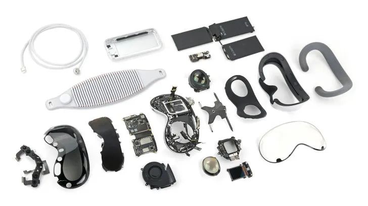 ϢQOVision Pro㲿ɱ_1542Ԫ micro-OLEDռ30%