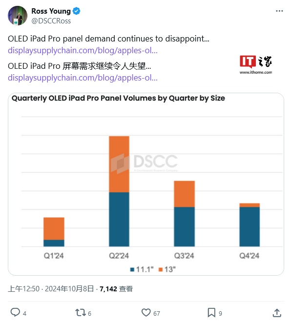 DSCCO OLED iPad Pro ž13 Ӣ؛@½